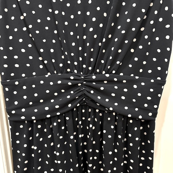 LOFT Navy and White Polka Dot dress. Women’s Size 0 - Picture 4 of 5